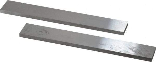 Starrett - 6" Long x 7/8" High x 3/16" Thick, Tool Steel Four Face Parallel - Sold as Matched Pair - Benchmark Tooling