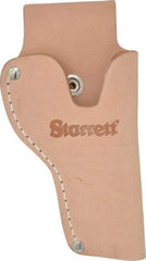 Starrett - Micrometer Holster - 1" Max Measurement, Use with Inch & Millimeter Micrometers - Benchmark Tooling