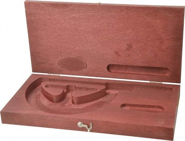 Starrett - Micrometer Case - 5" Max Measurement, Use with 216 & 216M Series Digital Micrometers - Benchmark Tooling