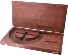 Starrett - Micrometer Case - 6" Max Measurement, Use with 216 & 216M Series Digital Micrometers - Benchmark Tooling