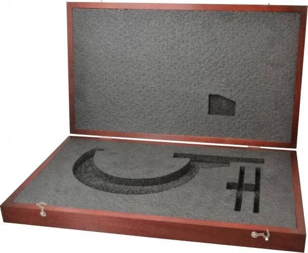 Starrett - Micrometer Case - 7" Max Measurement, Use with 216 & 216M Series Digital Micrometers - Benchmark Tooling