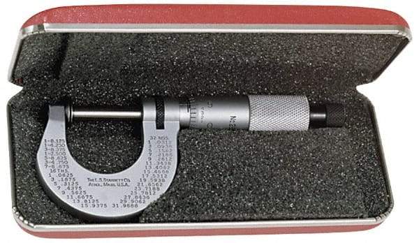 Starrett - Micrometer Case - Use with S226 & S226M for 0 to 6" Outside Micrometer Sets - Benchmark Tooling