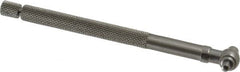 Starrett - 5/16 to 1/2 Inch, 4.2 Inch Overall Length, Telescoping Gage - 2-3/8 Inch Long Handle, Satin Chrome Finish - Benchmark Tooling