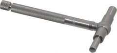 Starrett - 1-1/4 to 2-1/8 Inch, 3 Inch Overall Length, Telescoping Gage - 2-3/8 Inch Long Handle, Satin Chrome Finish - Benchmark Tooling