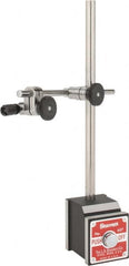 Starrett - 150 Lb Magnetic Force, Indicator Positioner & Holder with Base - Post & Rod, Rectangular Base, 1-15/16" Base Height, 1-5/8" Base Length, 1-7/8" Base Width - Benchmark Tooling