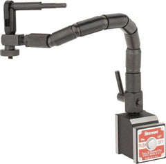 Starrett - 1-7/8" Long x 1" Wide x 1-15/16" High Magnetic Indicator Base with On/Off Switch - 3" Rod Length, Flexible Arm - Benchmark Tooling