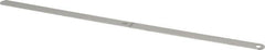 Starrett - 0.03 Inch Thick x 1/2 Inch Wide x 12 Inch Leaf Length, Parallel Feeler Gage - Tempered Steel - Benchmark Tooling