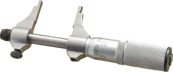 Starrett - 0.2 to 1.2", Mechanical Inside Micrometer - 0.001" Graduation, 0.0002" Accuracy, Friction Thimble - Benchmark Tooling