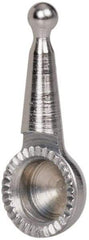 Starrett - 1/16" Ball Diam, Carbide, Ball Test Indicator Contact Point - 5/32" Contact Point Length, Use with Starrett 711 Series Last Word Dial Test Indicators - Benchmark Tooling