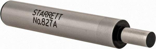 Starrett - 0.2" Head Diam, 3/8" Shank, Single End, Mechanical Edge Finder - Cylindrical Contact - Benchmark Tooling