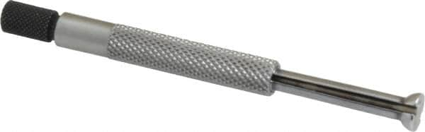 Starrett - 0.3 to 0.4 Inch Measurement, Small Hole Gage - 3-3/8 Inch Overall Length, Half Ball - Benchmark Tooling