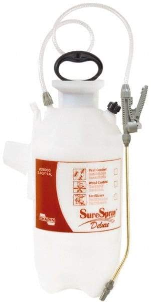 Chapin - 3 Gal Chemical Safe Garden Hand Sprayer - Polyethylene Tank, Funnel Mouth, Reinforced Hose, For Deck & Yard Applications - Benchmark Tooling