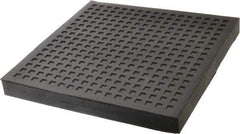 Mason Ind. - 10" Long x 10" Wide x 1" Thick, Rubber, Machinery Leveling Pad & Mat - 25,000 Lb Max Load - Benchmark Tooling