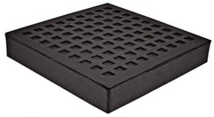 Mason Ind. - 8" Long x 8" Wide x 1" Thick, Rubber, Machinery Leveling Pad & Mat - 16,000 Lb Max Load - Benchmark Tooling