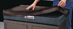 Starrett - 24 Inch Long x 18 Inch Wide Vinyl Inspection Surface Plate Cover - Black - Benchmark Tooling