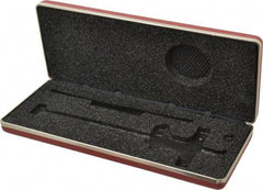 Starrett - 6 Inch Long, Steel Vinyl, Depth Gage Case - Use with Starrett Dial Depth Gage Model Number 450-6 - Benchmark Tooling