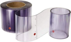 TMI, LLC - Clear Smooth Rip-A-Strip Roll Dock Curtain Strips - 16" Wide x 16' Long x 0.16" Thick, Vinyl - Benchmark Tooling