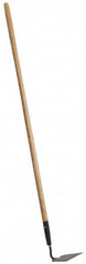 PRO-SOURCE - 6-1/4" Wide Square Steel Hoe - 48" Long Wood Straight Handle - Benchmark Tooling