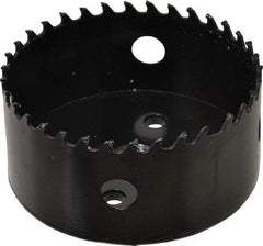 Starrett - 3-3/4" Diam, 1-5/8" Cutting Depth, Hole Saw - Carbide-Tipped Saw, Toothed Edge - Benchmark Tooling