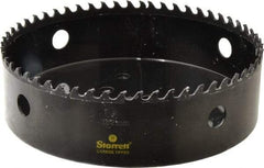 Starrett - 6" Diam, 1-5/8" Cutting Depth, Hole Saw - Carbide-Tipped Saw, Toothed Edge - Benchmark Tooling