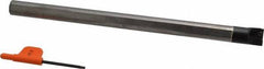 Kennametal - 15.24mm Min Bore Diam, 203.2mm OAL, 1/2" Shank Diam, E-STFP Indexable Boring Bar - TP.. Insert, Screw Holding Method - Benchmark Tooling