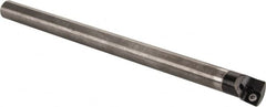Kennametal - 19.56mm Min Bore Diam, 254mm OAL, 5/8" Shank Diam, E-SCLP Indexable Boring Bar - CP.. Insert, Screw Holding Method - Benchmark Tooling