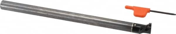 Kennametal - 18.54mm Min Bore Diam, 203.2mm OAL, 1/2" Shank Diam, E-SDUP Indexable Boring Bar - DP.. Insert, Screw Holding Method - Benchmark Tooling