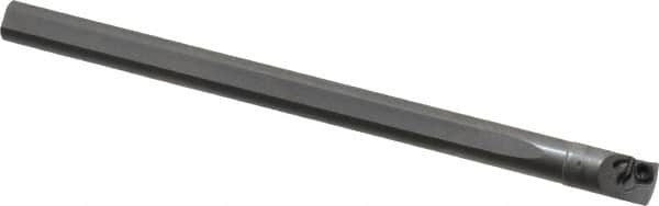 Kennametal - 7.42mm Min Bore Diam, 4" OAL, 1/4" Shank Diam, E-SCFD Indexable Boring Bar - CD.. Insert, Screw Holding Method - Benchmark Tooling