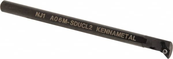 Kennametal - 15.24mm Min Bore Diam, 152.4mm OAL, 3/8" Shank Diam, A-SDUC Indexable Boring Bar - DC.. Insert, Screw Holding Method - Benchmark Tooling