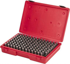 Value Collection - 125 Piece, 0.501-0.625 Inch Diameter Plug and Pin Gage Set - Minus 0.0002 Inch Tolerance, Class ZZ - Benchmark Tooling