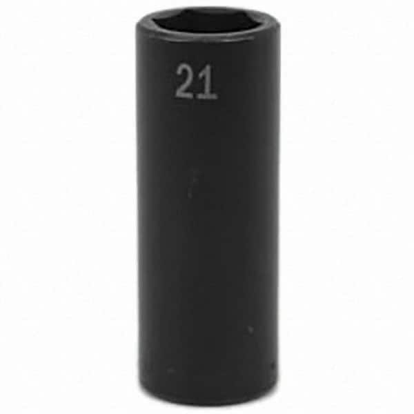 SK - Impact Socket - 1/2"DR 21MM DEEP IMPACT SOCKET - Benchmark Tooling