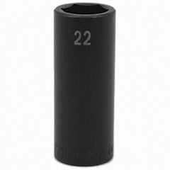SK - Impact Socket - 1/2"DR 22MM DEEP IMPACT SOCKET - Benchmark Tooling