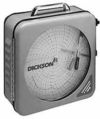 Dickson - -20 to 50°C, 7 Day Recording Time Chart - 0.85 Humidity, Use with 8 Inch Temp and Humidity Recorders - Benchmark Tooling