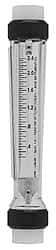 King - 2" FNPT Port Polysulfone Tube, PVDF Union End Flowmeter - 125 Max psi, 60 GPM, Plastic - Benchmark Tooling