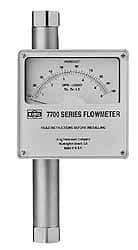 King - 1" Flange Port Stainless Steel Flowmeter - 1500 Max psi, 16.5 GPM, 316 Stainless Steel - Benchmark Tooling