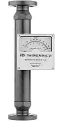 King - 2" Flange Port PVC/Hastelloy Flowmeter - 125 Max psi, 100 GPM, PVC - Benchmark Tooling