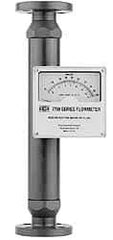 King - 2" Flange Port PVC/Hastelloy Flowmeter - 125 Max psi, 100 GPM, PVC - Benchmark Tooling