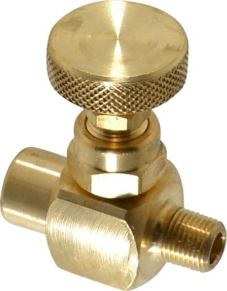 Made in USA - Needle Valve - Brass Valve - Benchmark Tooling