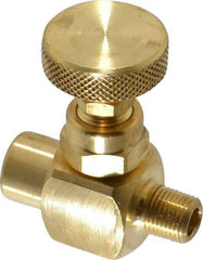 Made in USA - Needle Valve - Brass Valve - Benchmark Tooling