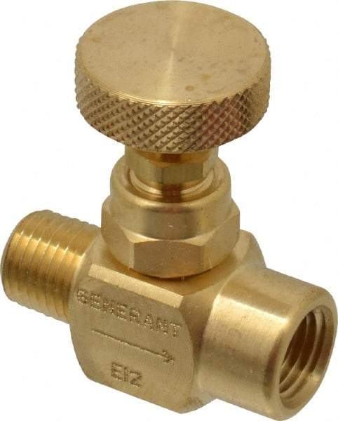 Made in USA - Needle Valve - Brass Valve - Benchmark Tooling