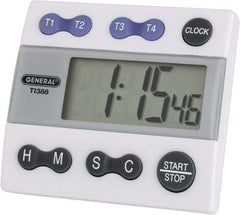 General - 4 Channel Timer - White - Benchmark Tooling