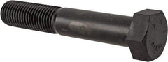 Value Collection - 1-3/8 - 6 UNC, 8" Length Under Head Hex Head Cap Screw - Partially Threaded, Grade 8 Alloy Steel, Uncoated, 2-1/16" Hex - Benchmark Tooling
