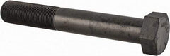 Value Collection - 1-3/8 - 12 UNF, 9" Length Under Head Hex Head Cap Screw - Partially Threaded, Grade 8 Alloy Steel, Uncoated, 2-1/16" Hex - Benchmark Tooling