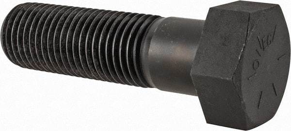 Value Collection - 2 - 4-1/2 UNC, 7" Length Under Head Hex Head Cap Screw - Partially Threaded, Grade 8 Alloy Steel, Uncoated, 3" Hex - Benchmark Tooling