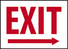 NMC - Exit, Plastic Exit Sign - 14" Wide x 10" High - Benchmark Tooling