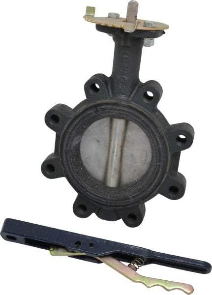 NIBCO - 4" Pipe, Lug Butterfly Valve - Lever Handle, Ductile Iron Body, EPDM Seat, 250 WOG, Stainless Steel (CF8M) Disc, Stainless Steel Stem - Benchmark Tooling