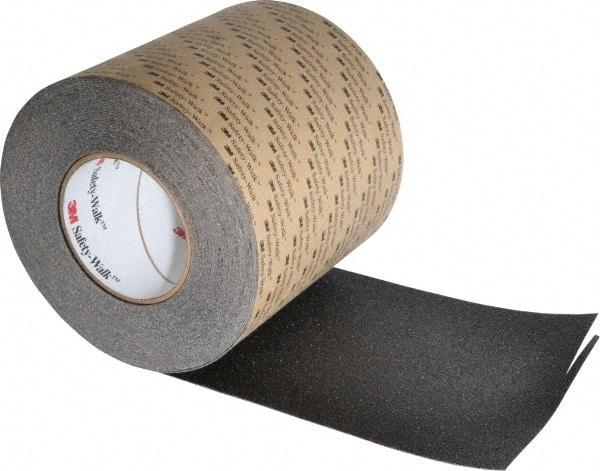 3M - Black Solid Color Anti-Slip Vinyl Tape - 6" Wide x 60' Long - Benchmark Tooling