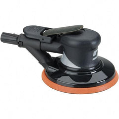 Dynabrade - 12,000 OPM, 18 CFM Air Consumption, Palm Air Orbital Sander - Round Pad, 1/4 NPT Inlet - Benchmark Tooling