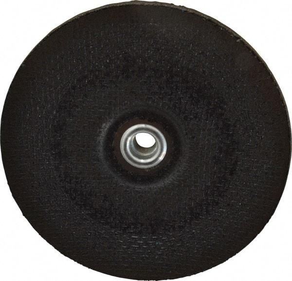 Norton - 24 Grit, 7" Wheel Diam, 1/4" Wheel Thickness, Type 28 Depressed Center Wheel - Aluminum Oxide, 8,600 Max RPM, Compatible with Angle Grinder - Benchmark Tooling