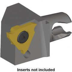 Kennametal - Insert Style T20G1603R200, T20G32R079, 20mm Head Length, Right Hand Cut, External Modular Threading Cutting Unit Head - System Size KM12, 8mm Center to Cutting Edge, Series On-Edge - Benchmark Tooling